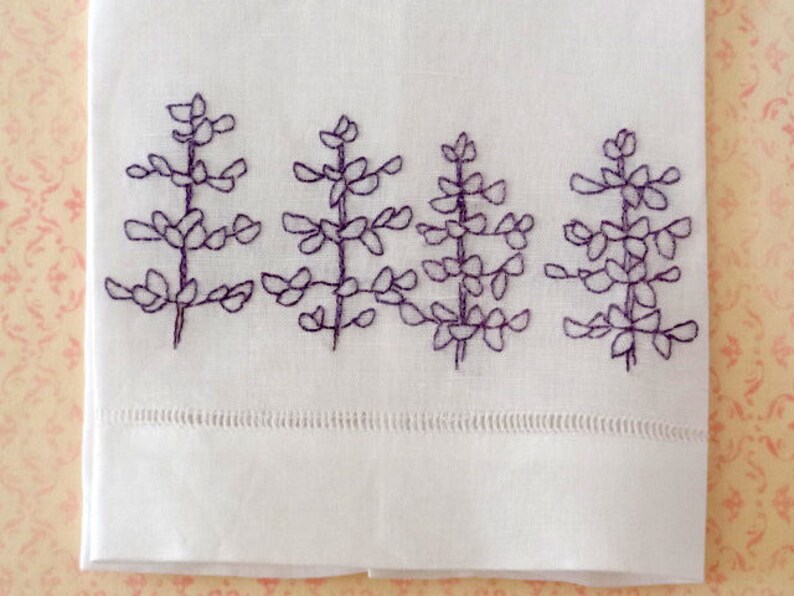Kitchen Towels Hand Embroidery Pattern Book Etsy