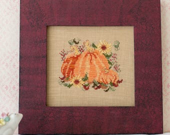 Pumpkins Sunflowers Cross Stitch PDF Pattern Set