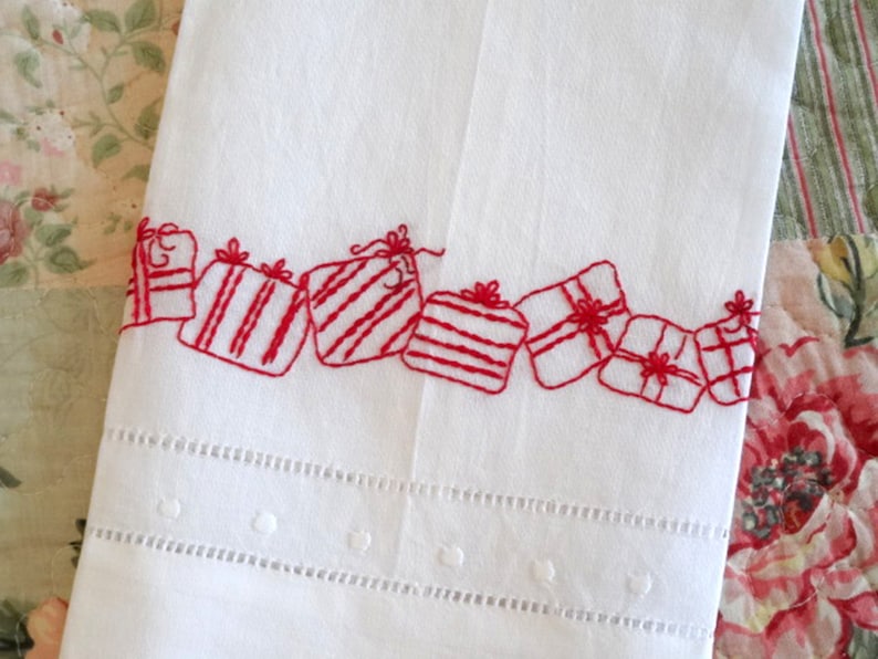 Kitchen Towels Hand Embroidery Pattern Book Etsy