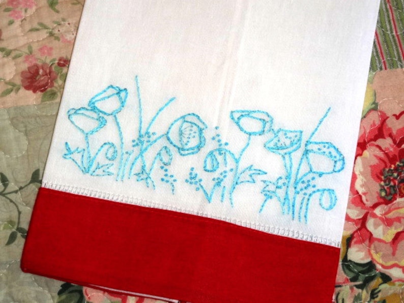 Kitchen Towels Hand Embroidery Pattern Book Etsy