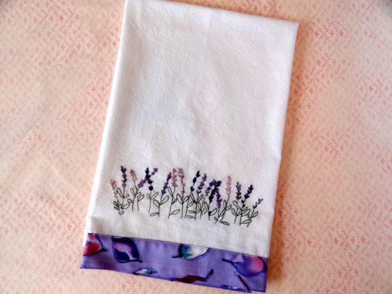 Lavender Flowers Hand Embroidery PDF Pattern Instant Download image 2