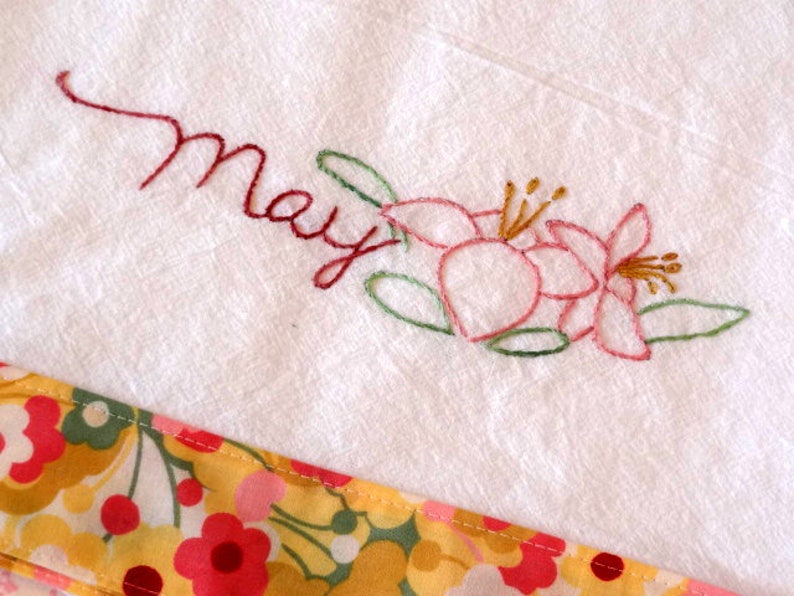 Kitchen Towels Hand Embroidery Pattern Book Etsy