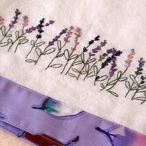 Lavender Flowers Hand Embroidery PDF Pattern Instant Download Medicinal ...
