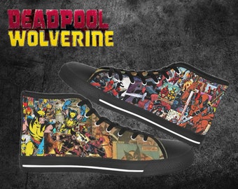Deadpool and Wolverine Sneakers