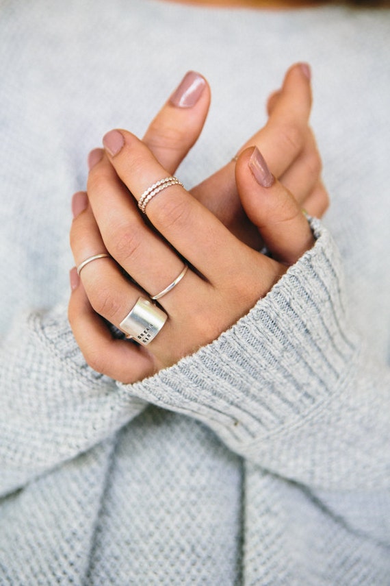 Inspirational rings sterling silver sale