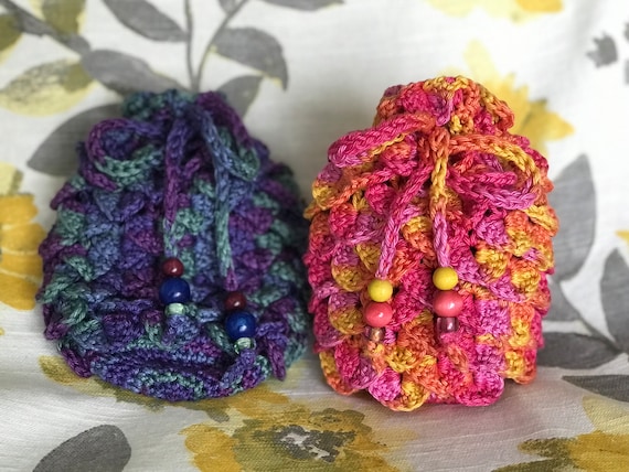 Crochet Dragon Scale Dragon Egg Dice Bag for Dnd Ttrpgs LARGE SIZE Etsy