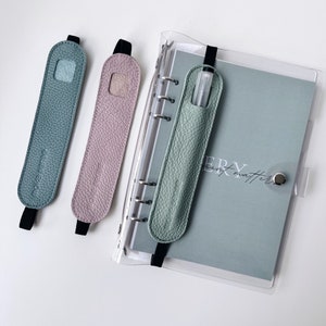Leather pen holder, personalized pen pencil holder, handmade pencil case, leather pen case, pen pencil holder, planner pen holder