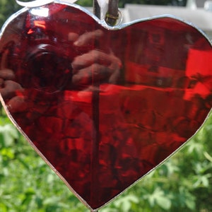 Suncatcher Red  Heart