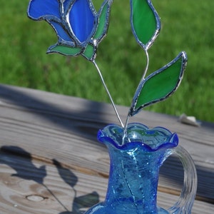 blue rosesuncatcher long stem image 2