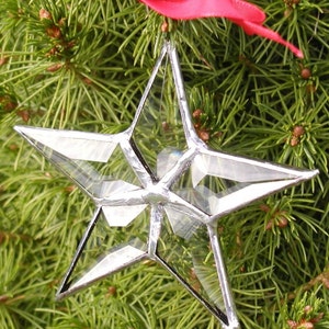 tiny beveled star ornament image 1