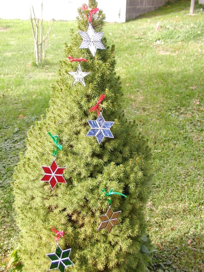 tiny beveled star ornament image 3