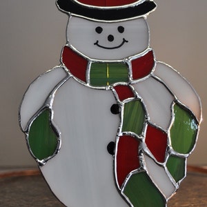 Snowman suncatcher Bild 1