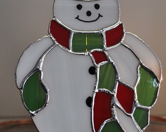 Snowman suncatcher