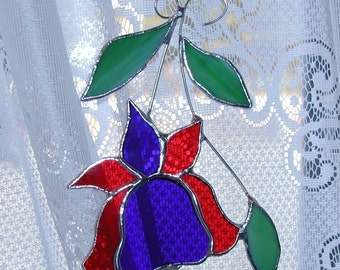 fuchsia suncatcher