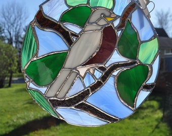 Robbie the Robin sun-catcher circle