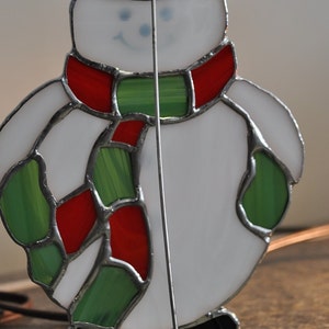 Snowman suncatcher Bild 2