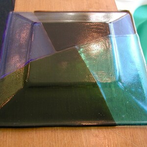 Plate fused art glass image 4