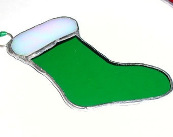 Christmas stocking-ornament-green