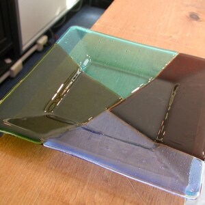 Plate fused art glass image 2