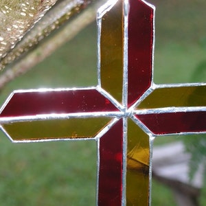 Cross suncatcher