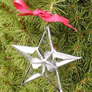 tiny beveled star ornament image 2