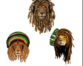 Lion Clipart, Watercolor Lion, Printable Watercolor clipart, High Quality PNGs, Digital download, High resolution, Paper crafts