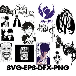 Anime Bundle SVG Digitaler Download | Japanisch SVG | | Anime Silhouette SVG | Anime-Charakter | Kawaii svg | Anime-Packs, SVG, Png, Eps, Dfx