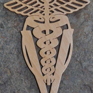 Veterinarian  Vet Pet Doctor Ornament Hand Cut wooden Christmas Ornaments Gift