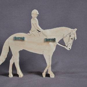 English Horse Show Ribbon Holder Display Wood Wall Hanging Award image 4