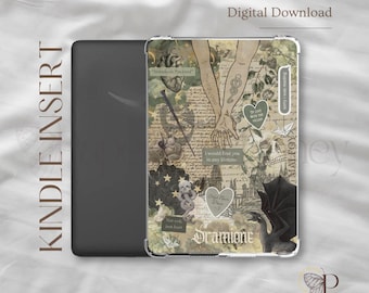 Encarte para Kindle Dramione Green Gothic: Imprimible para lector electrónico (Descarga digital)