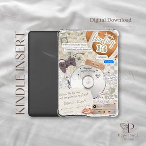 binding 13 boys of tommen inspired ~ | Kindle Printable | Clear Case Insert | Kindle Aesthetic | Kindle Stickers | Digital Download