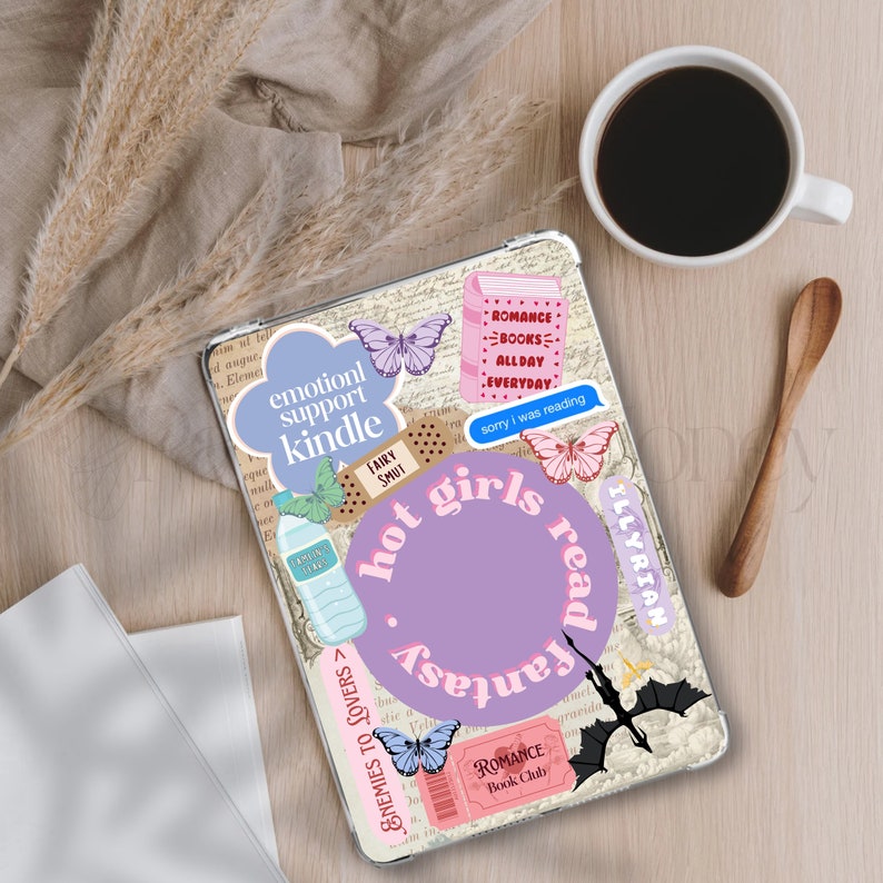 Hot Girls Read Fantasy ~ | Kindle Printable | Clear Case Insert ...