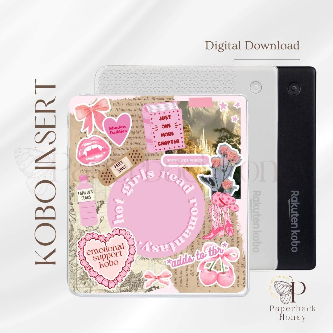 Hot Girls Read Romantasy KOBO Insert | KOBO Printable (digital Download ...