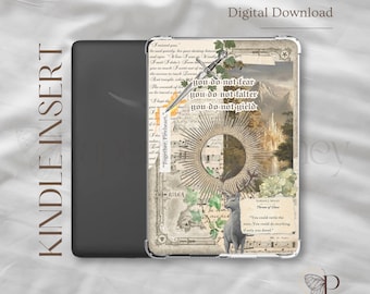 throne of glass inspired kindle insert ~ | Kindle Printable | Clear Case Insert | Kindle Aesthetic | Kindle Stickers | Digital Download