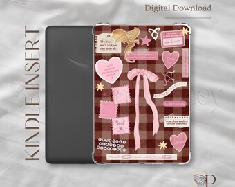 Hot Girl Femme Fatale Aesthetic | Printable Kindle Insert | Clear Case ...