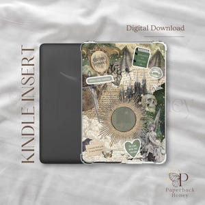 Green Gothic Kindle Insert: Celestial Vibes (Digital Download)