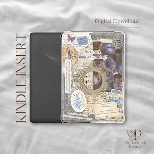 kwikzilver, sjm, de slang en de vleugels van de nacht geïnspireerde Kindle-inzetstuk ~ | Afdrukbare bijlage voor Kindle | Kindle-stickers | Digitale download