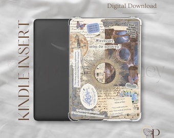 quicksilver, sjm, the serpent and the wings of night inspired kindle insert ~ | Kindle Printable Insert | Kindle Stickers | Digital Download