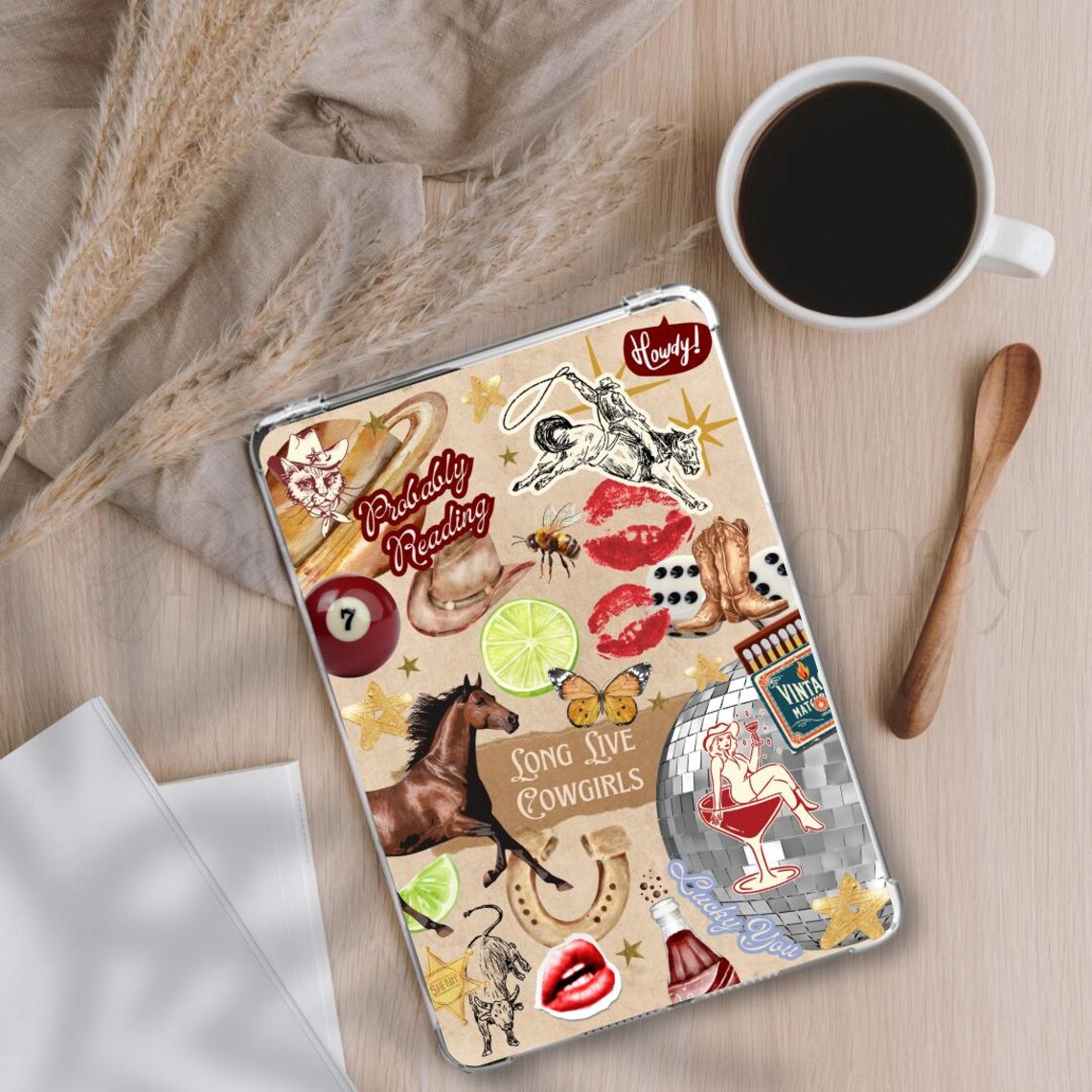 Long Live Cowgirls ~ Kindle Printable | Clear Case Insert | Kindle ...