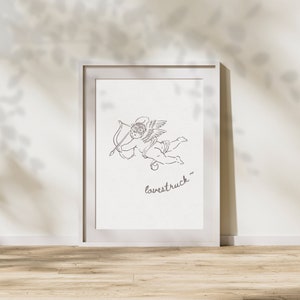 lovestruck cherub / cupid | home art prints | DIGITAL DOWNLOAD