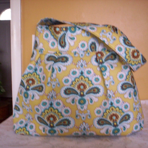 FREE WORLDWIDE SHIPPING     Large Hobo Slouch Bag in Amy Butler Fabric