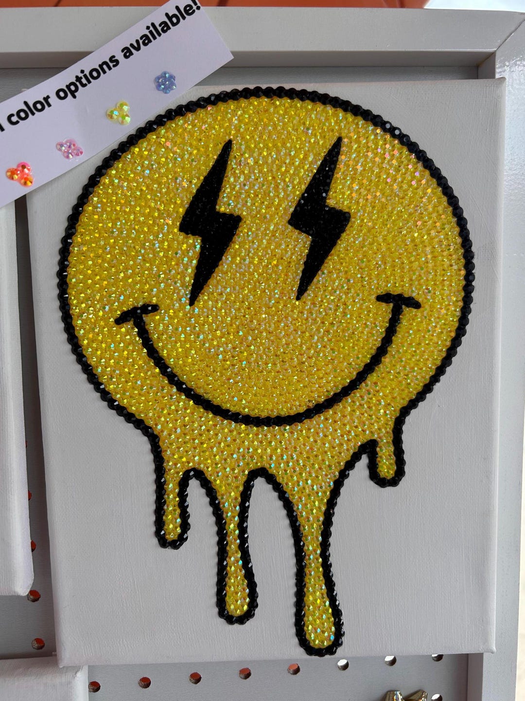 Drip Smile Rhinestone Canvas Art Kit - Etsy
