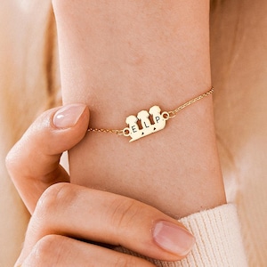 Pulsera personalizada para mascota con inicial, pulsera con inicial para perro o gato, pulsera con letra, joyería para amantes de los animales, regalo para el Día de la Madre