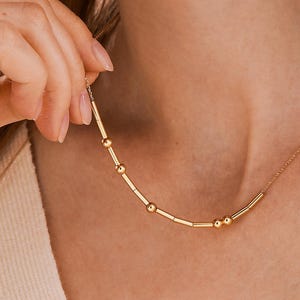 Personalisierte Morse-Code-Namenshalskette, geheime Nachrichtenhalskette, benutzerdefinierte Namenskette für Mama, Goldhalskette für Frauen, Geburtstagsgeschenk für sie