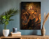 Vigo the Cruel from Ghostbusters II Painting Replica Canvas, Vigo The Carpathian Canvas Wall Art, Pop Culture Wall Art, Canvas Ready to hang