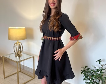 Costumized Palestinian Tatreez Dress abaya- kaftan-مطرزات شرقيه -ثوب فلاحي -تطريز فلسطيني