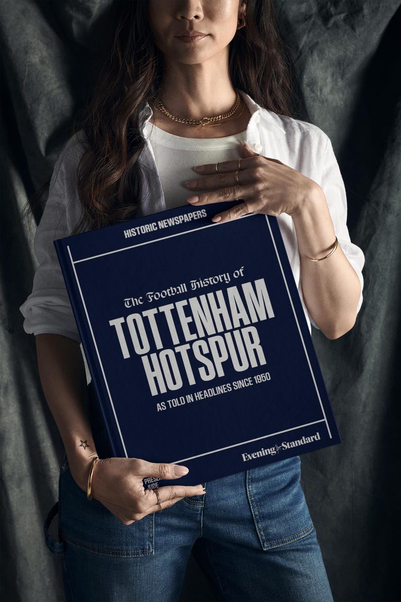 Tottenham Hotspurs Football Gift - Tottenham Stadium History in Evening ...