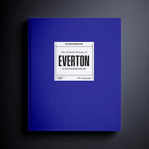 Everton Football Gift - Goodison Park History In Newspaper Headlines - Personalised Toffees Gift - Name Printed On Cover