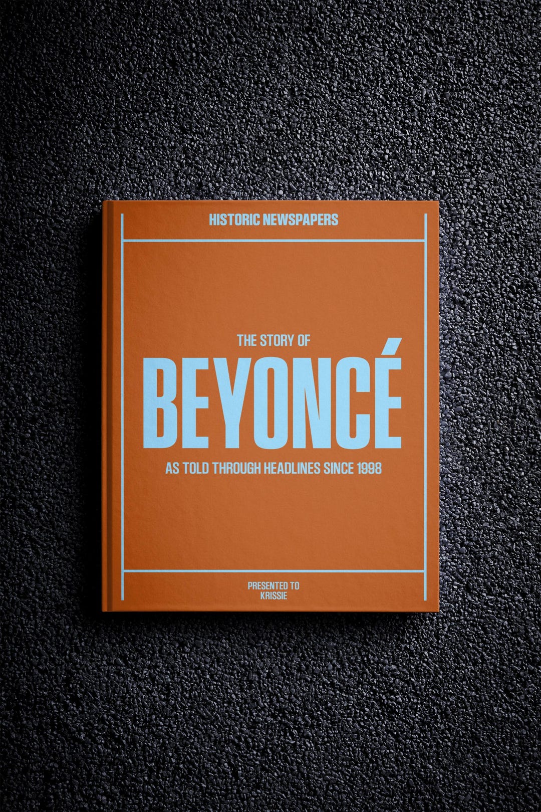 Beyonce | Personalised Music History Book | Music Fan Gift | News ...