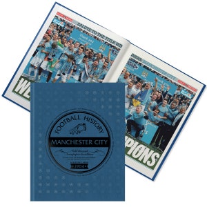 Manchester City Football Gift (LAST MINUTE GIFT) - Etihad & Maine Road History In Newspaper Headlines - Cityzens Fans